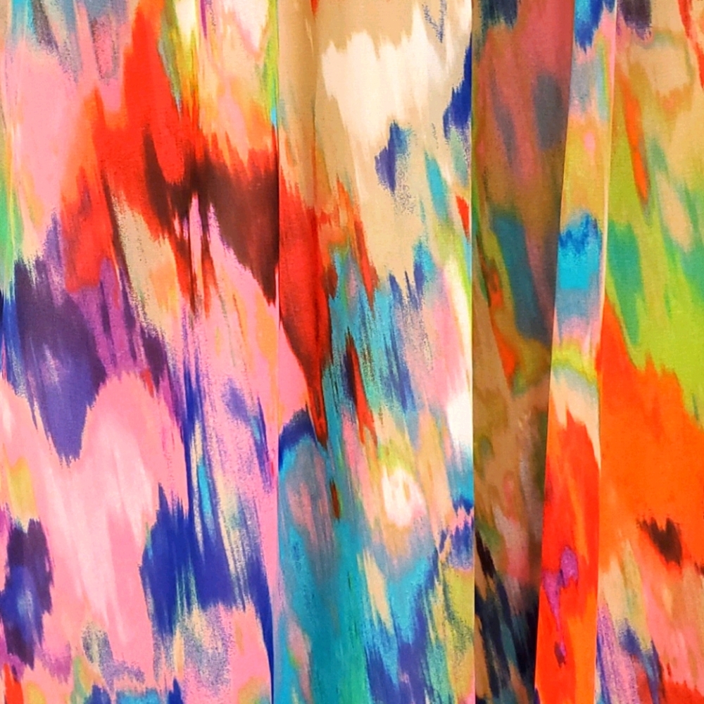 Watercolor Halter Maxi